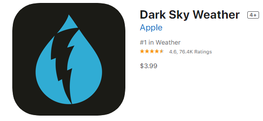 Apple Acquires Dark Sky Weather App Techable Com Tech News