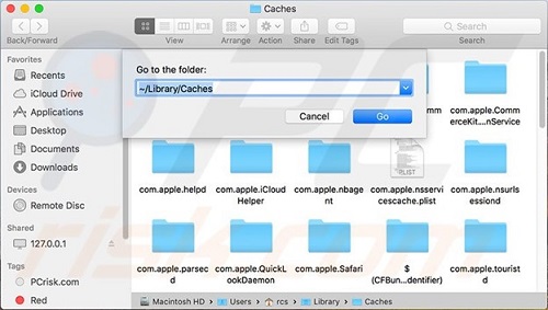 How to find and clear cache in Other on Mac