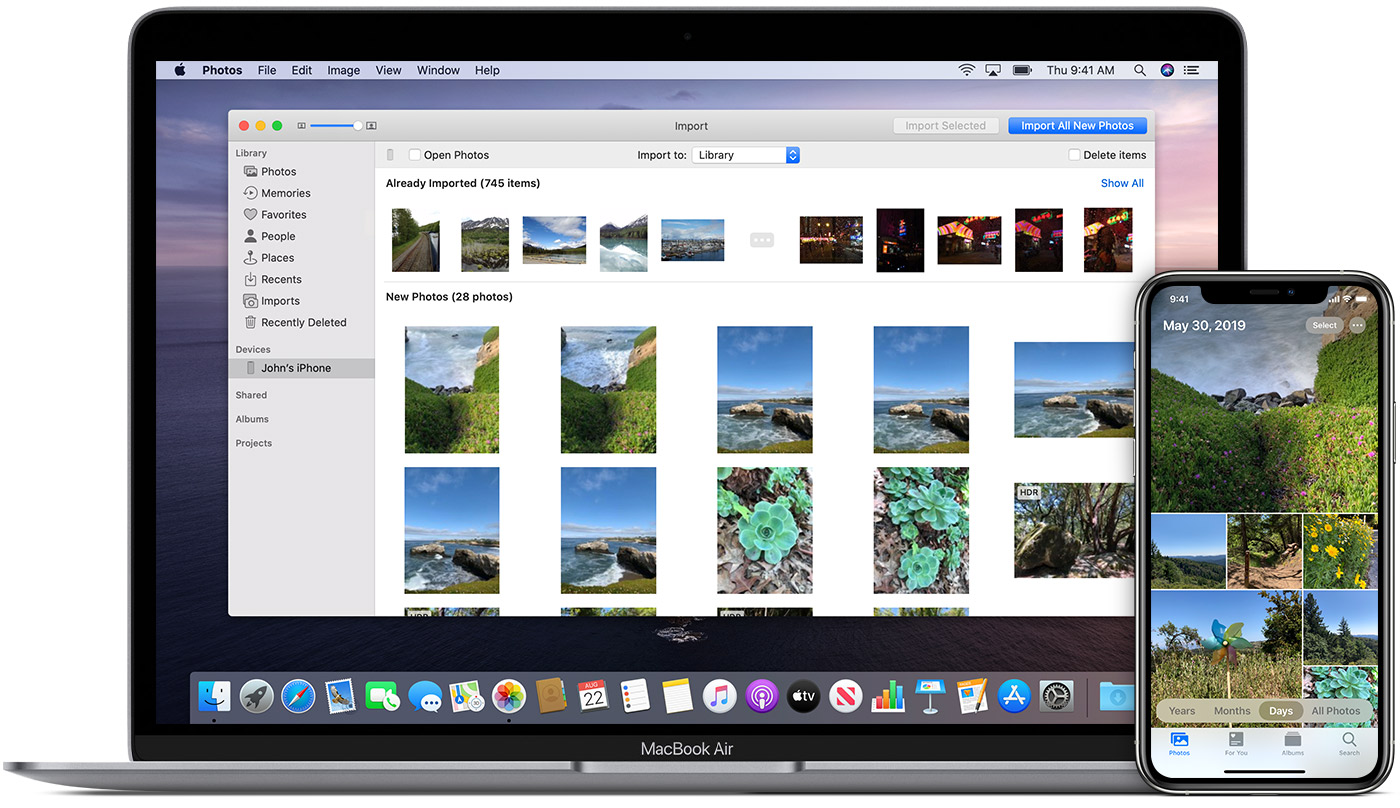 How to download photos from iphone to mac program