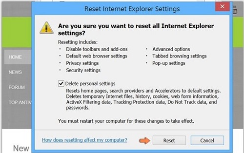 Removing Adware from Internet Explorer