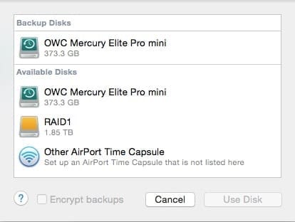 Use Time Machine with an Apple AirPort Time Capsule