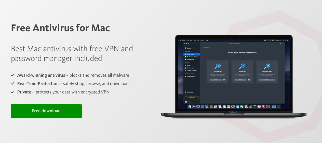 what is the best free mac antivirus