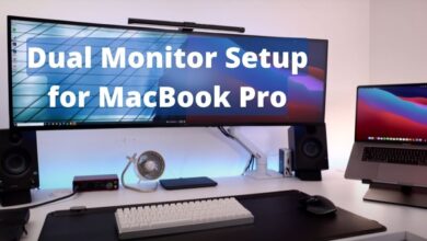 How to do dual monitor setup for macbook pro