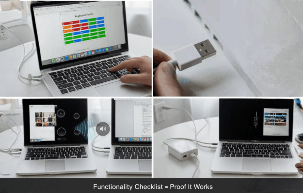 Functionality Checklist (Prove It Works)