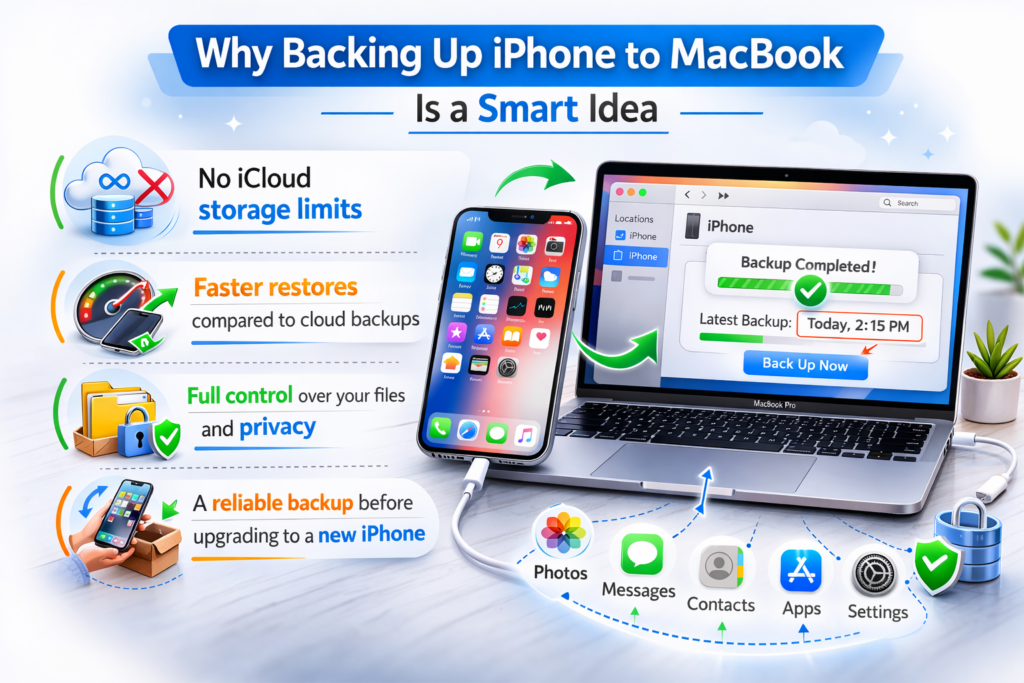 Why Backing Up iPhone to MacBook Is a Smart Idea
