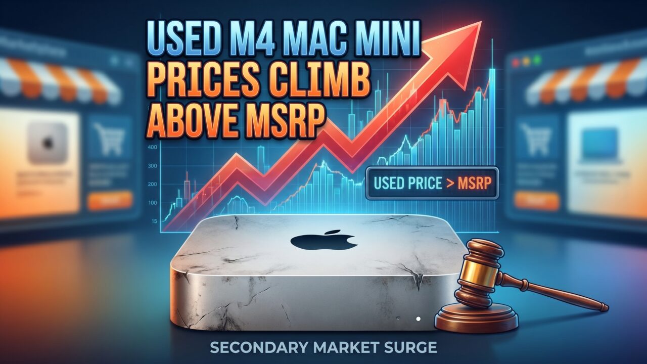 Used M4 Mac Mini Prices Climb Above MSRP in Secondary Market